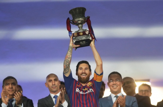 Tekuk Sevilla, Barcelona juara Piala Super Spanyol