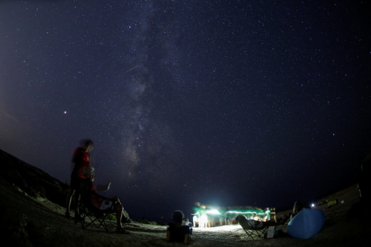 Keindahan hujan meteor hiasi langit tiga negara