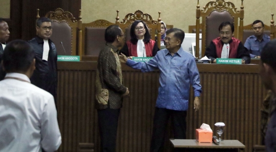 Wapres Jusuf Kalla bersaksi di Sidang PK Jero Wacik