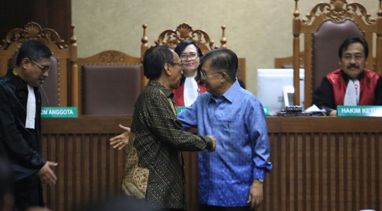 Wapres Jusuf Kalla bersaksi di Sidang PK Jero Wacik