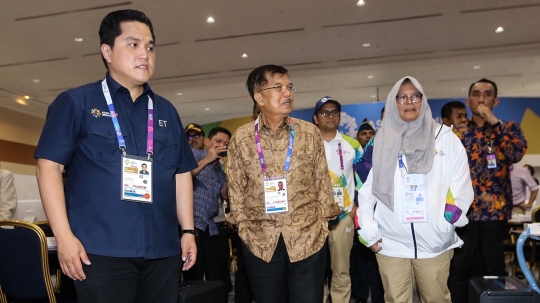 Wapres JK tinjau media center Asian Games 2018