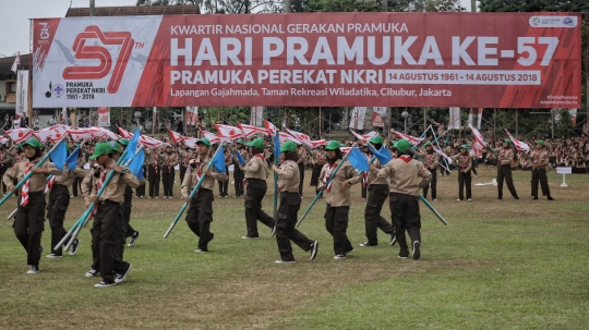 Atraksi warnai perayaan HUT ke-57 Pramuka