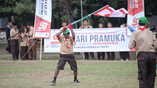 Atraksi warnai perayaan HUT ke-57 Pramuka