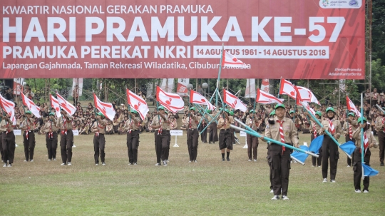 Atraksi warnai perayaan HUT ke-57 Pramuka
