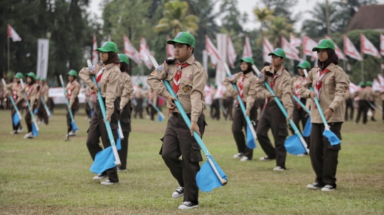 Atraksi warnai perayaan HUT ke-57 Pramuka