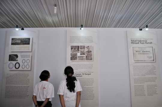 Mengunjungi pameran Asian Games di Museum Fatahillah