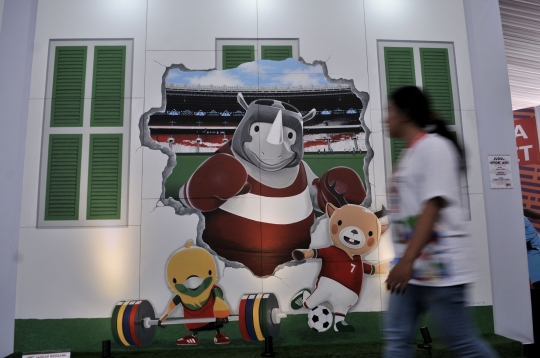 Mengunjungi pameran Asian Games di Museum Fatahillah