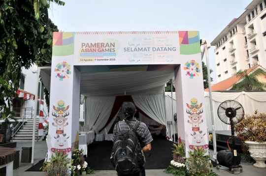 Mengunjungi pameran Asian Games di Museum Fatahillah