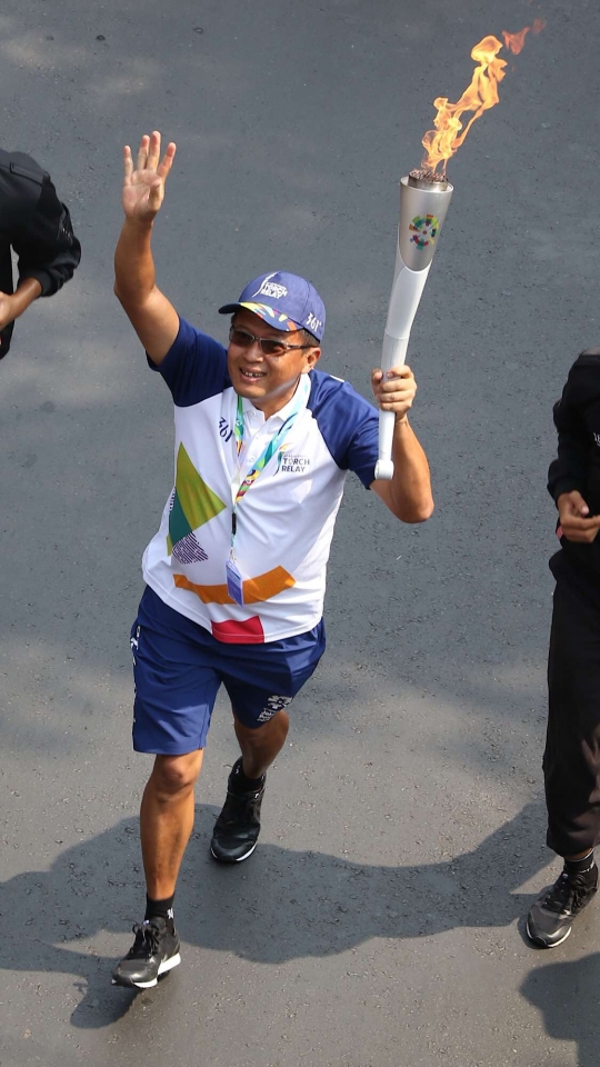 Jakarta mulai dikelilingi kirab obor Asian Games