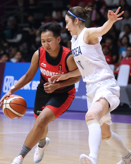 Tim basket putri Indonesia takluk di tangan Korea