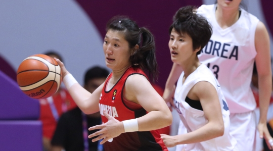 Tim basket putri Indonesia takluk di tangan Korea