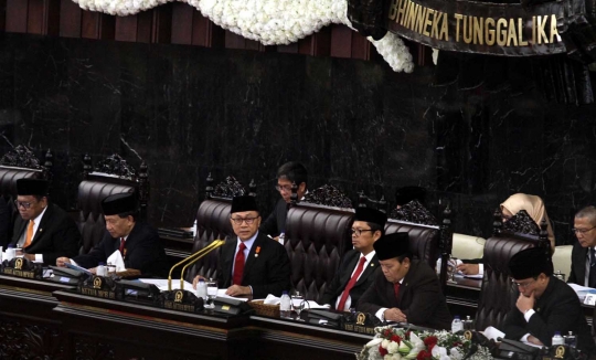 Presiden Jokowi paparkan kinerjanya di Sidang Tahunan MPR