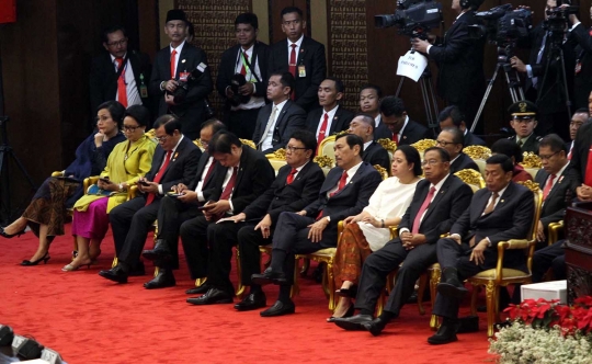 Presiden Jokowi paparkan kinerjanya di Sidang Tahunan MPR