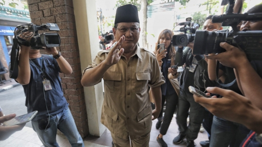Keakraban Ketum PBNU terima kunjungan Prabowo-Sandiaga