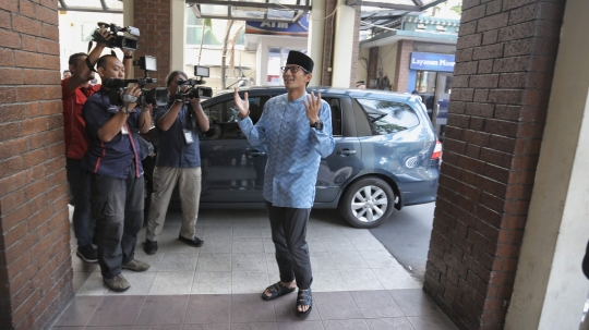 Keakraban Ketum PBNU terima kunjungan Prabowo-Sandiaga