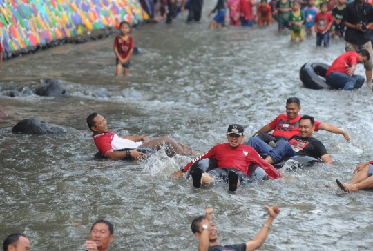 Keseruan warga Bogor di pesta rakyat 17 Agustus