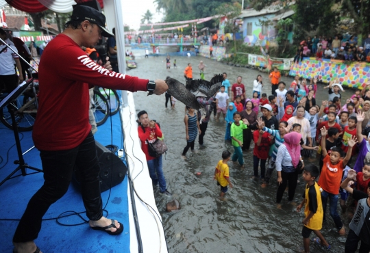 Keseruan warga Bogor di pesta rakyat 17 Agustus