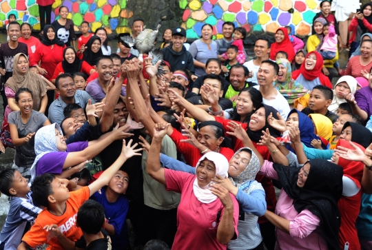 Keseruan warga Bogor di pesta rakyat 17 Agustus