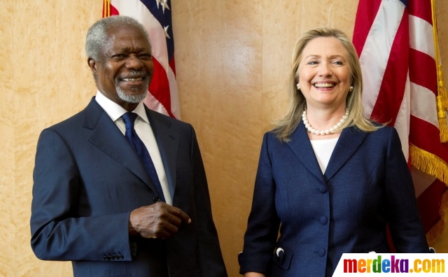 Foto : Mantan Sekjen PBB Kofi Annan tutup usia merdeka.com