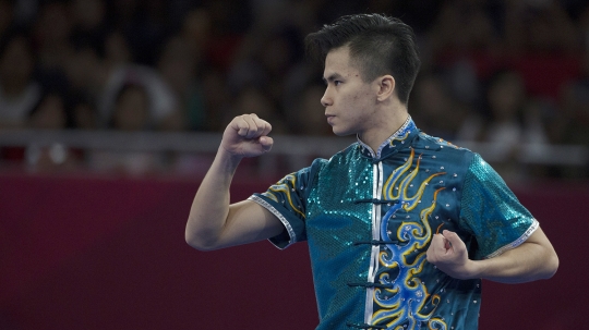Atlet wushu sumbang medali pertama untuk Indonesia