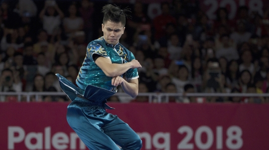 Atlet wushu sumbang medali pertama untuk Indonesia