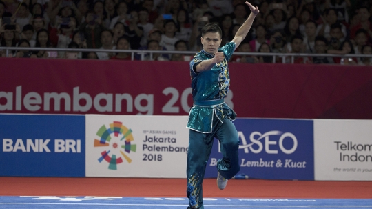 Atlet wushu sumbang medali pertama untuk Indonesia
