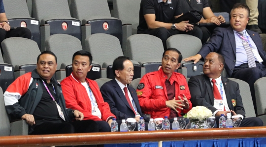 Bersama PM Korsel, Jokowi saksikan laga puncak Women Individual Poomsae