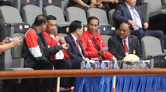 Bersama PM Korsel, Jokowi saksikan laga puncak Women Individual Poomsae