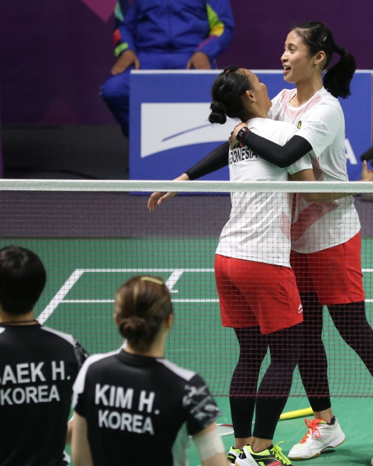 Kemenangan Della/Rizki pastikan tim putri Indonesia lolos ke semifinal