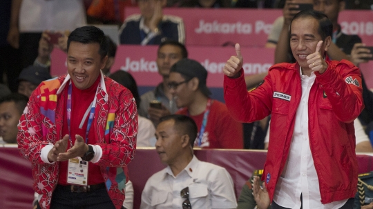 Dua jempol Jokowi untuk Lindswell Kwok