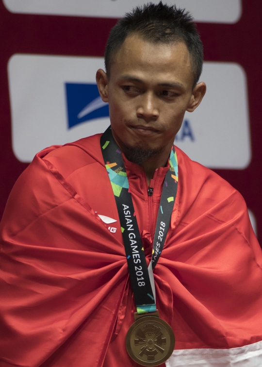 Suwoto Wijoyo menyumbang medali perunggu angkat besi putra