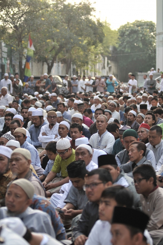 Ratusan jemaah Salat Idul Adha 1439 H di Masjid Al Furqan DDII