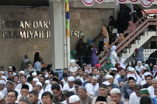 Ratusan jemaah Salat Idul Adha 1439 H di Masjid Al Furqan DDII