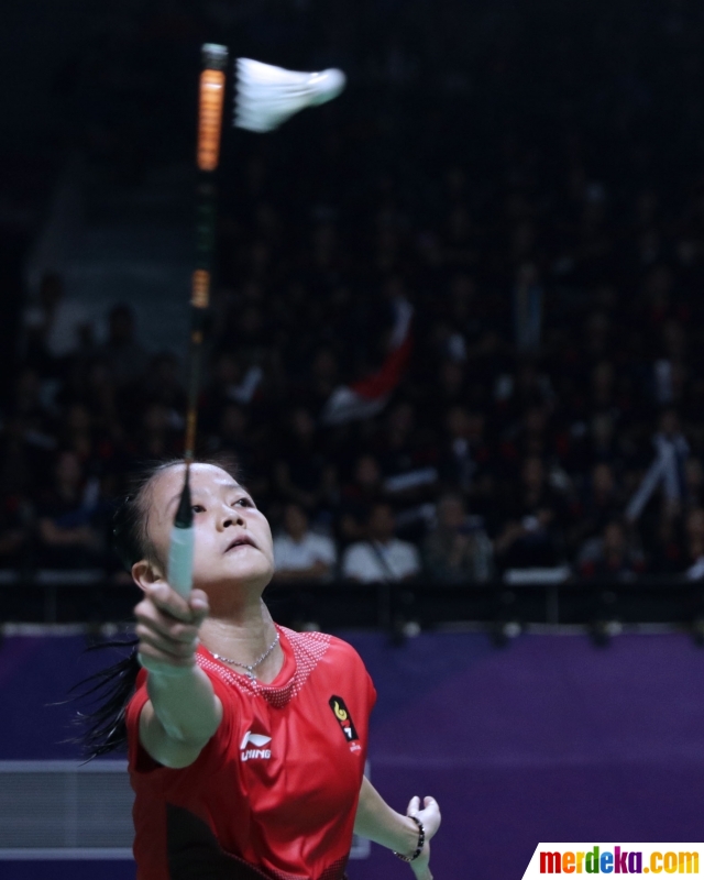 Foto : Fitriani keok di tangan tunggal Jepang merdeka.com