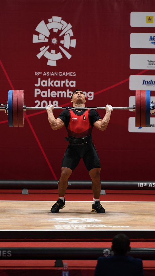 Raih emas, begini aksi atlet Eko Yuli Irawan saat angkat besi