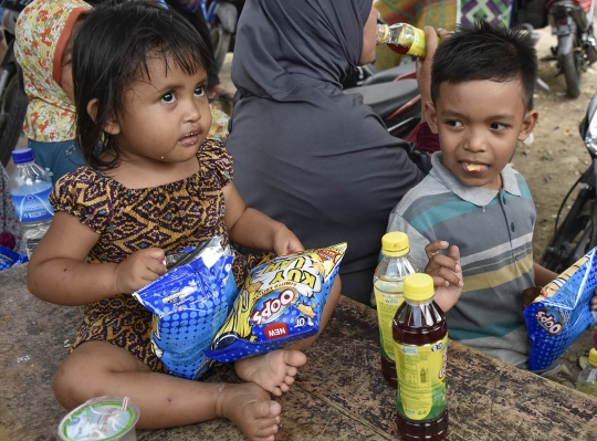 Korban gempa Lombok dapatkan bantuan