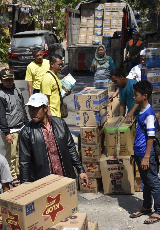 Korban gempa Lombok dapatkan bantuan