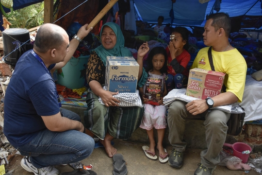 Korban gempa Lombok dapatkan bantuan