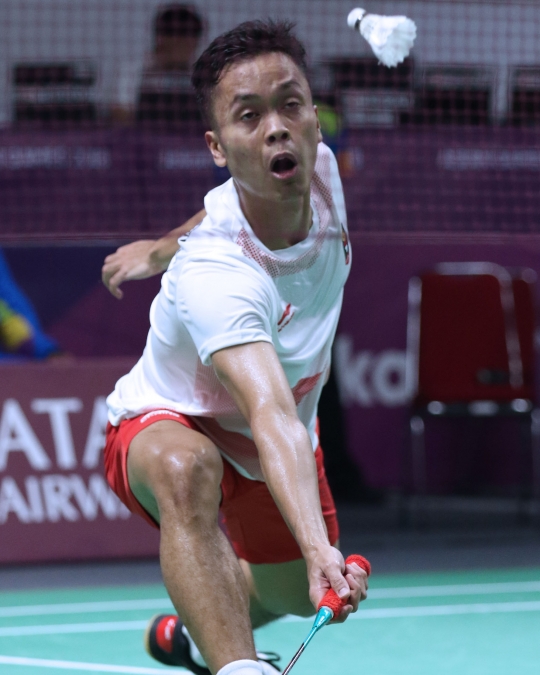 Anthony Sinisuka Ginting gagal amankan poin untuk Indonesia