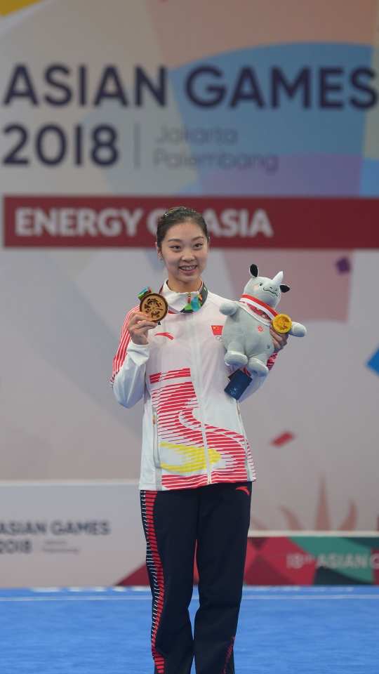 Dua atlet wushu China rebut medali emas