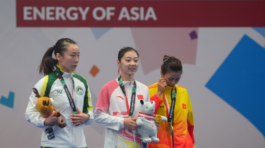 Dua atlet wushu China rebut medali emas