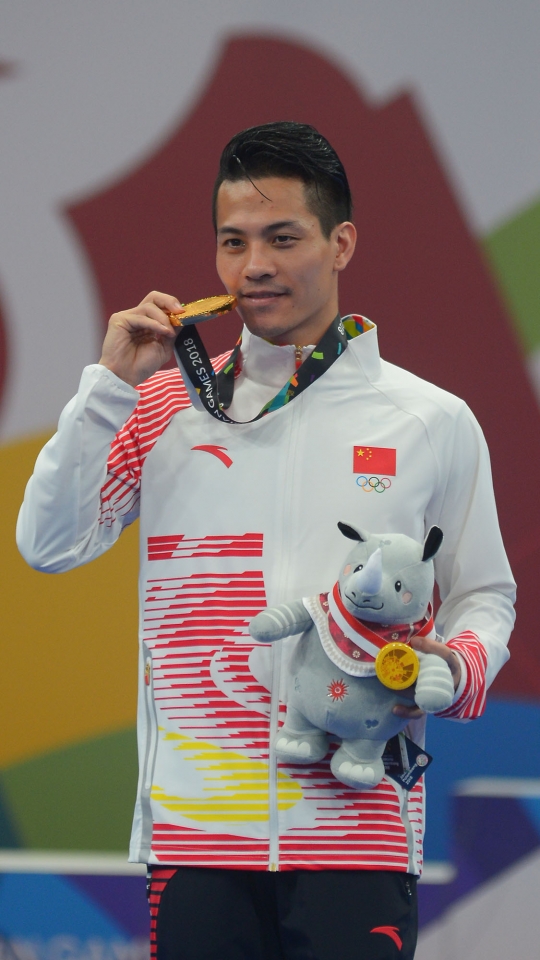 Dua atlet wushu China rebut medali emas