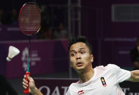 Dramatis, Anthony Ginting hadapi tunggal China sampai terpincang-pincang