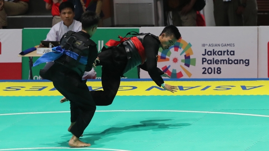 Dua pesilat Indonesia kembali masuk ke delapan besar