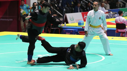 Dua pesilat Indonesia kembali masuk ke delapan besar