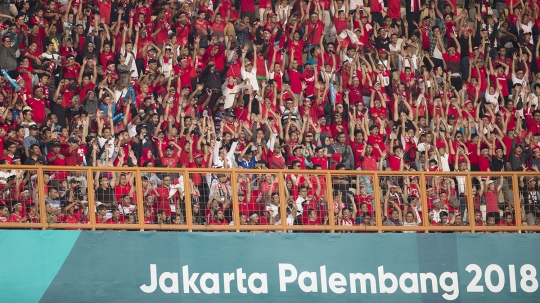 Tim sepak bola UEA singkirkan Indonesia dari Asian Games lewat adu pinalti