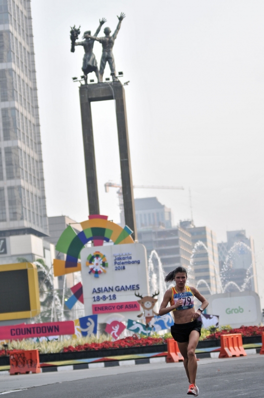 Pelari maraton putri asal Bahrain raih emas di Asian Games 2018