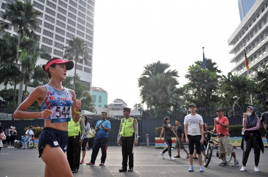 Pelari maraton putri asal Bahrain raih emas di Asian Games 2018