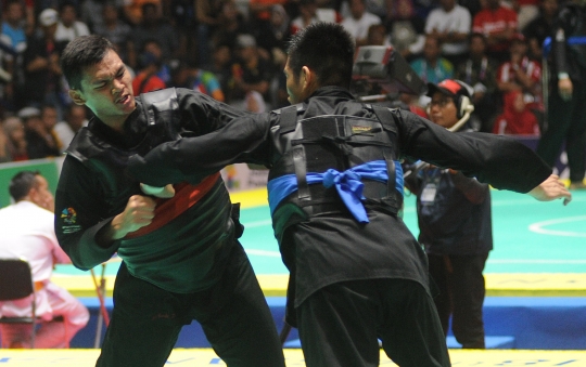 Hajar pesilat Vietnam, Aji Bangkit Pamungkas lolos ke babak final