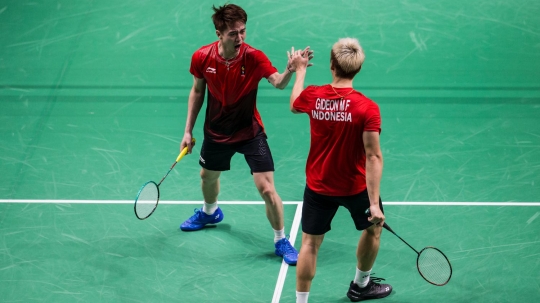 Singkirkan Chinese Taipei, pasangan Kevin/Marcus hadapi Fajar/Rian di final